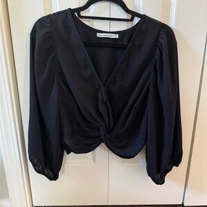 Abercrombie Cropped Flowy Top